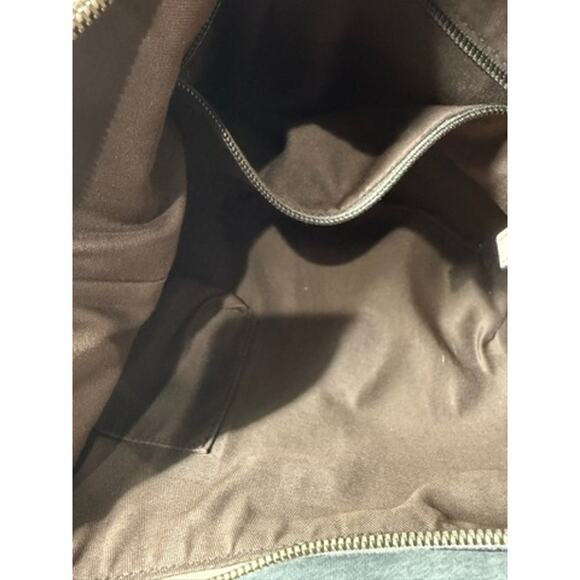 Gucci  Monogram Web Medium Half Moon Hobo Blue Pink Accents*Canvas and Leather - Picture 16 of 16